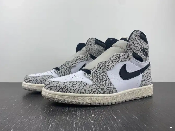High OG White DZ5485-052 Air Jordan 1 Cement 0531
